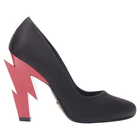 prada lightning bolt heels|Lightning Prada Heels for Women .